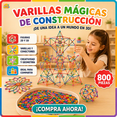  Varillas Mágicas de Construcción Artoys