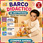 Barco Didáctico de Motricidad de Madera - Miniatura 1