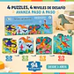 Puzzle Evolutivo Infantil 4 en 1 - Miniatura 2