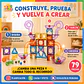 Tuberías Magnéticas de Construcción, 79 Piezas - Miniatura 2