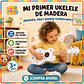 Ukelele Infantil de Madera con 4 Cuerdas - Miniatura 1