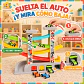 Super Pista de Autos con Garaje y Bencinera de Madera - Miniatura 2