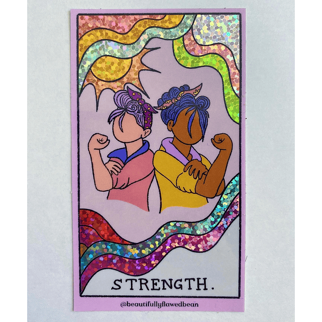 Sticker Carta Tarot "Strength" 