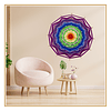  Decoração BOHO de parede - Mandala dos Chakras