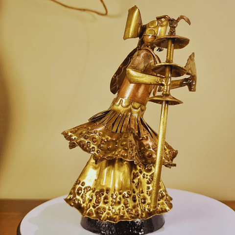 Orixá Oxalá - Escultura em Metal 15 cm