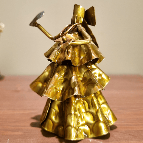 Orixá Iemanjá - Escultura em Metal 10 cm 