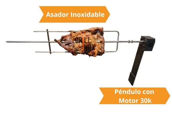 Kit Asador 30k inoxidable con Péndulo