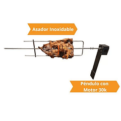 Kit Asador 30k inoxidable con Péndulo