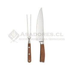 Set Cuchillo + Tenedor Profesional