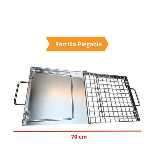 Parrilla Camping plegable inoxidable - MAYORISTA 3