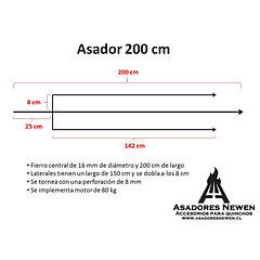 Kit 80k Tridente 2 metros - MAYORISTA