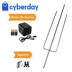 KIT BATERÍA (Tridente Inox + Motor 15k batería)