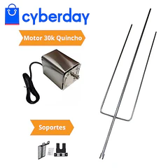 Kit Asador Grill Inox 30 kilos