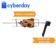 Kit Asador 30k inoxidable con Péndulo