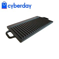 Plancha Reversible Fierro Fundido 50×23 Cms