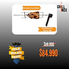 Kit Asador 30k inoxidable con Péndulo 1