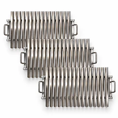 Parrilla embutidos inoxidable 60x30cm - MAYORISTA