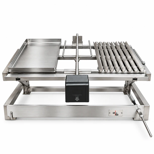 Parrilla Empotrable Full Inoxidable (100x50cm) 4