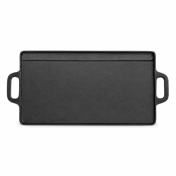 Plancha Reversible Fierro Fundido 50×23 Cms 3