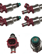 4 Inyectores Toyota Hilux 2.4 Bencinero 93/97 Garantia - Miniatura 1