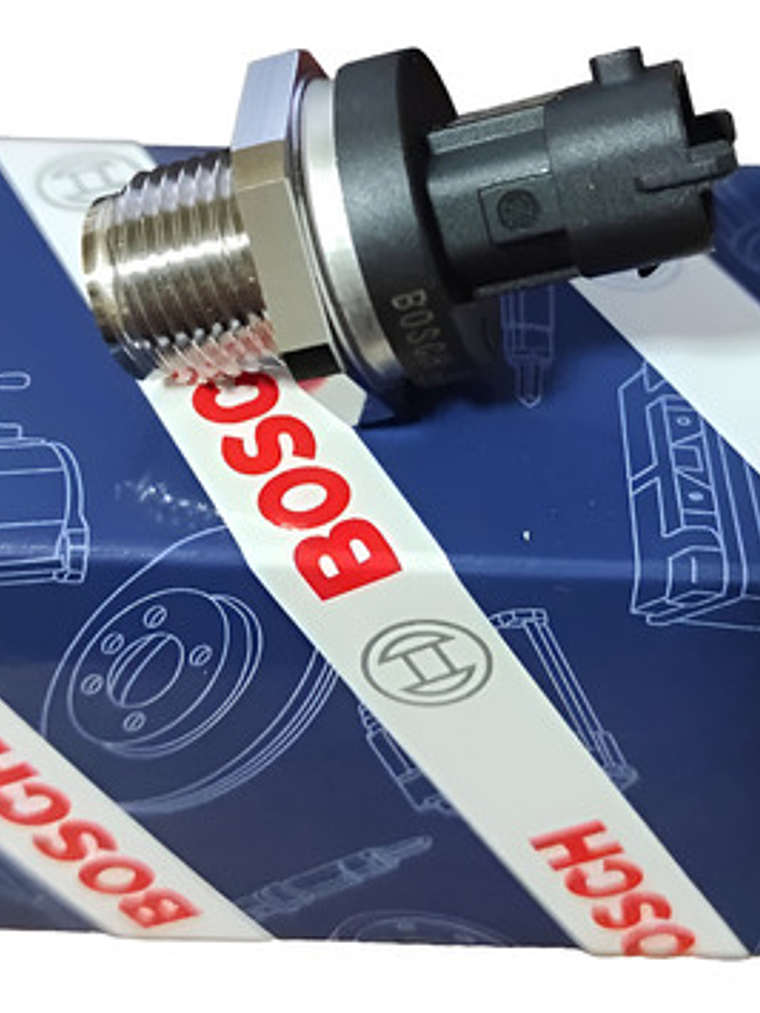Sensor De Presión De Riel Mahindra 2.2 2.6 Original Bosch 1