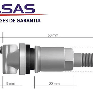 Set 2 Valvulas Presion Neumatico Tpms Dodge, Chrysler, Jeep
