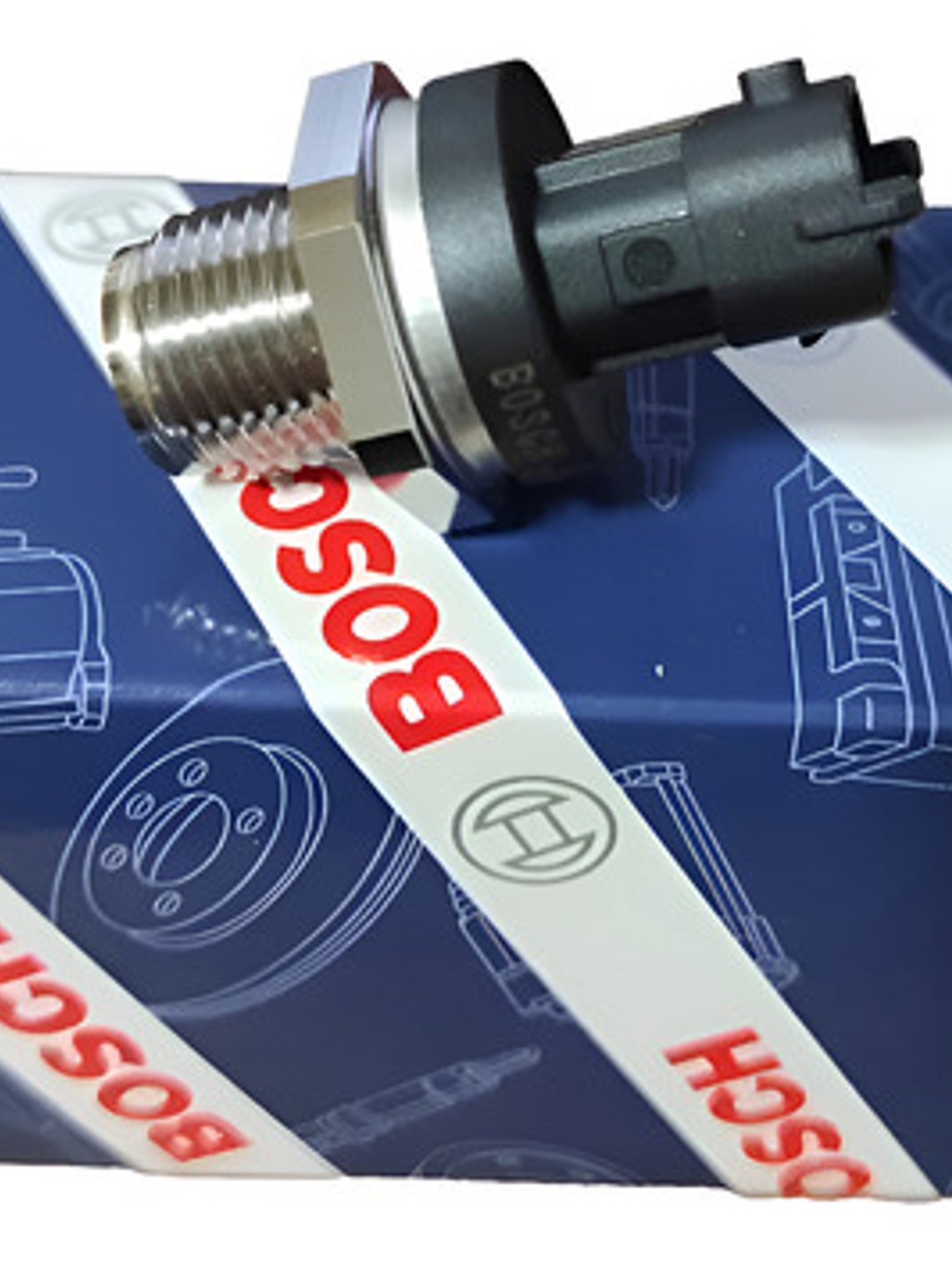 Sensor Presión Riel Para Kia Sportage 2.0 2006 A . Bosch Gar 1