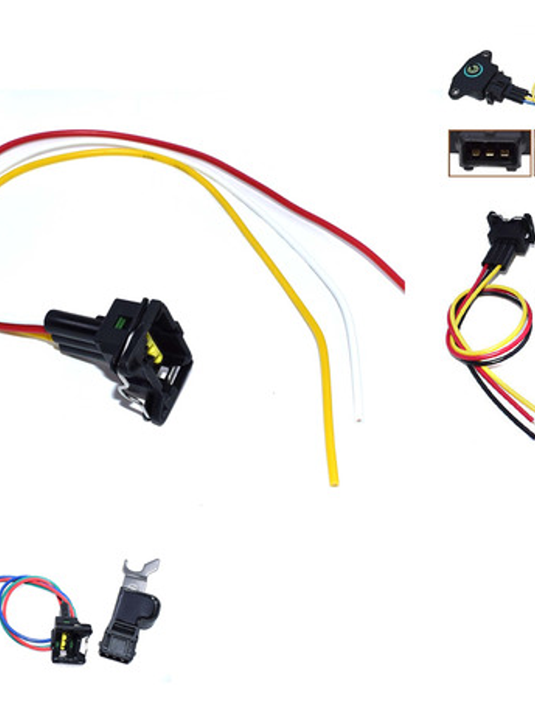Conector Para Sensores Tps, Eje De Leva, Cigueñal, Map, Iac 3