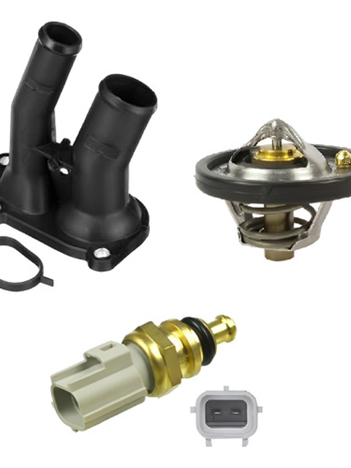 Termostato Y Base Y Sensor Temp Ford Fiesta Ecosport 1.6 13 1