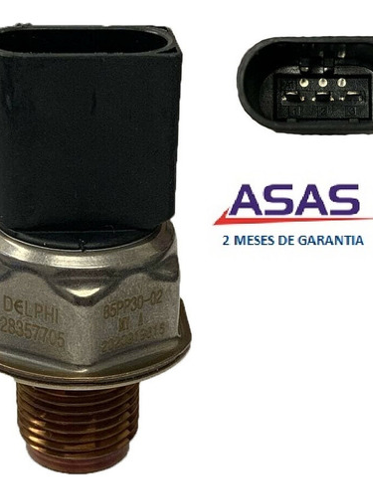 Sensor Presión Riel Kia Sorento Opel Antara Diesel Delphi 4