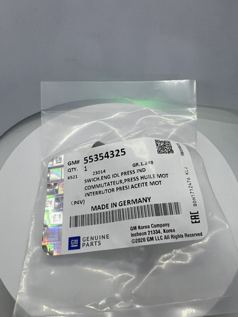 Sensor Presion Aceite Chevrolet Cruze Opel Astra Corsa Gm 4