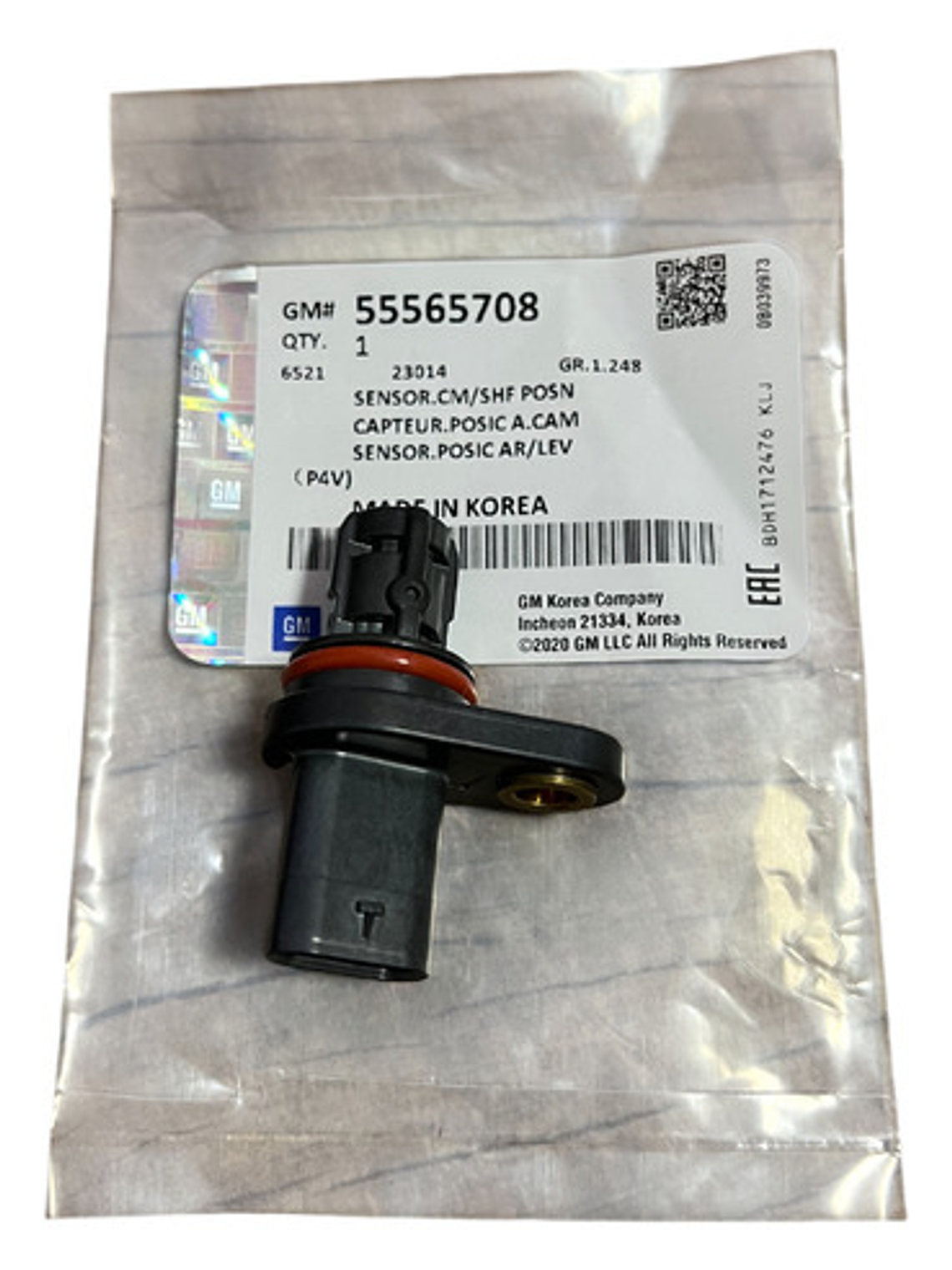 Sensor Eje De Leva Admision Cruze, Sonic, Track Original Gm 1