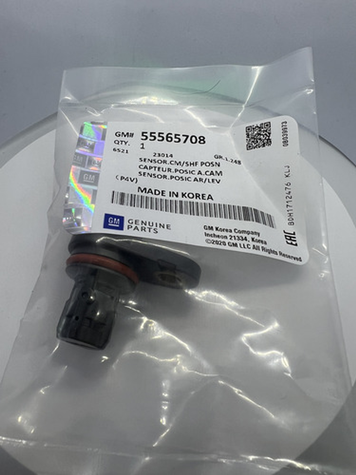 Sensor Eje De Leva Admision Cruze, Sonic, Track Original Gm 6