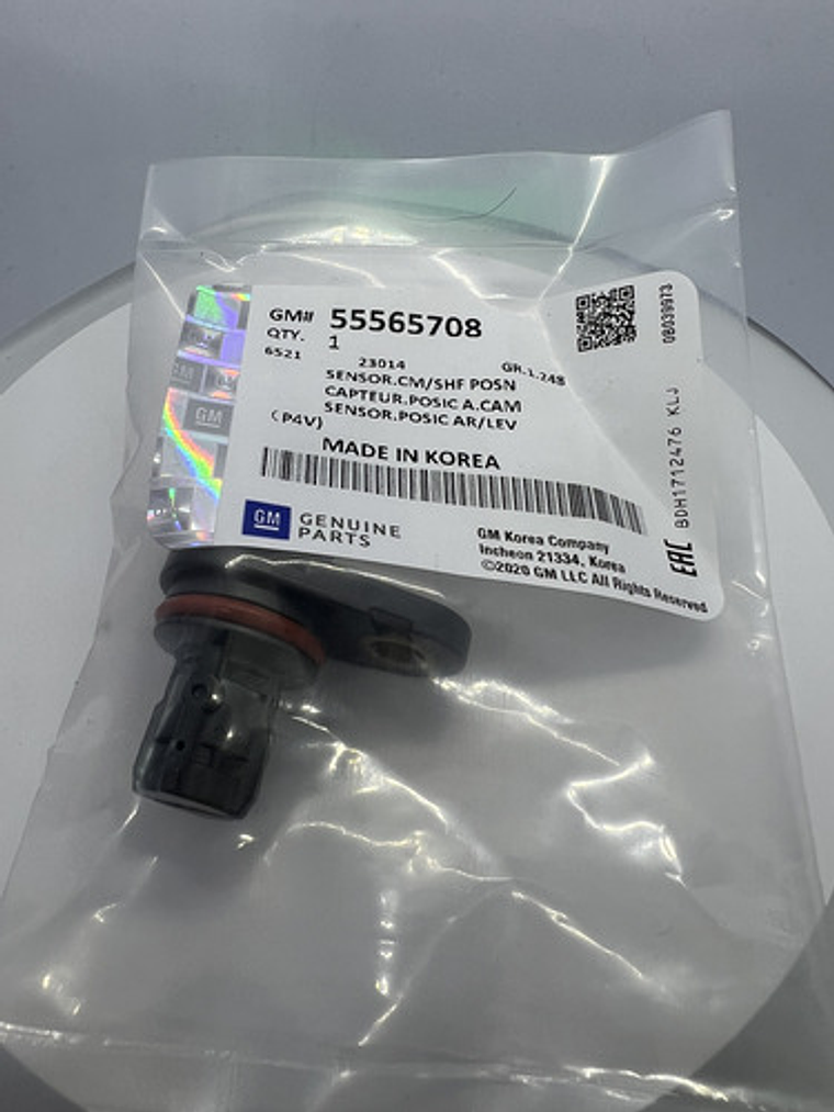 Sensor Eje De Leva Admision Cruze, Sonic, Track Original Gm 6