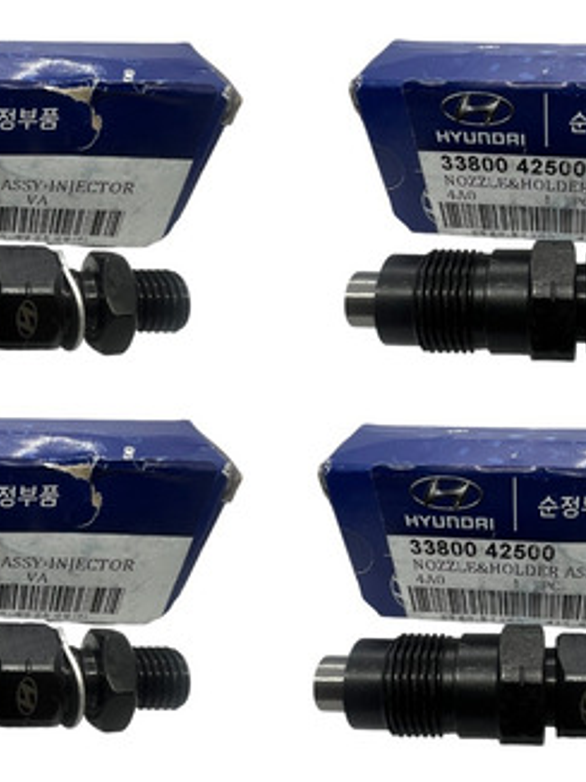 4 Inyectores D4bh Para Kia Frontier 2.5 2005 2011 Original 1