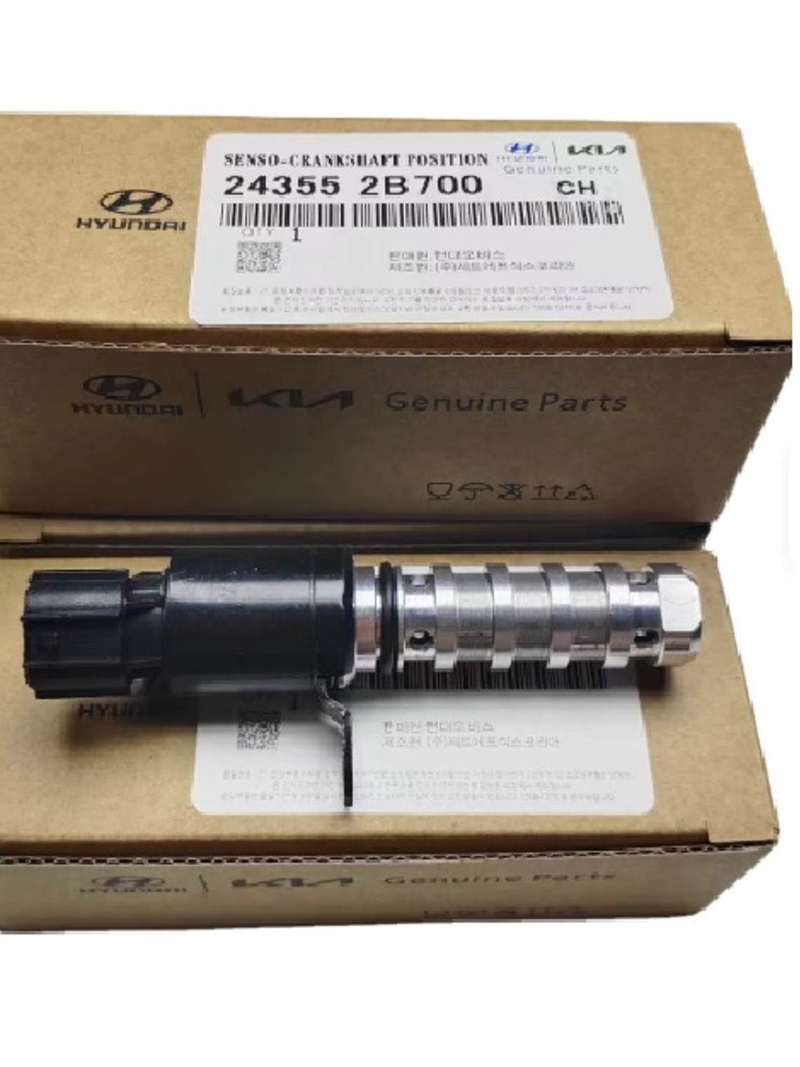Valvula Vvt Selenoide Para Kia Y Hyundai 24355-2b700 ORIGI 1