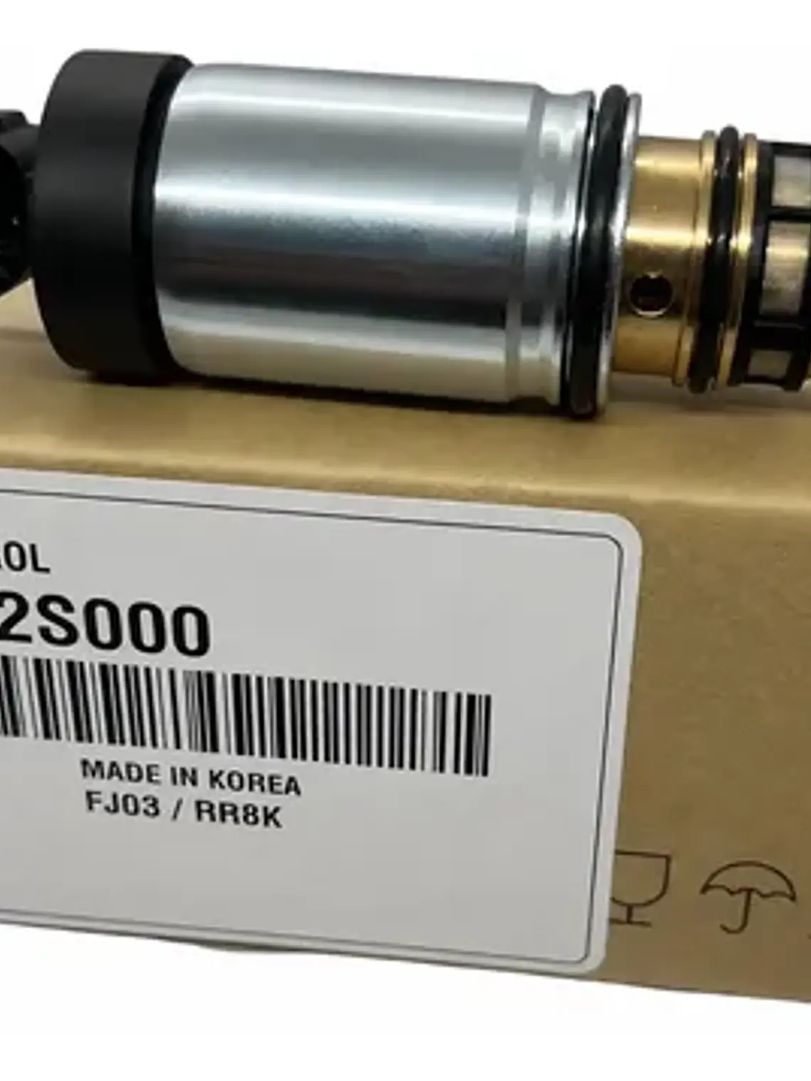 Válvula Solenoide Compresor Aire Ac Kia Hyundai 2