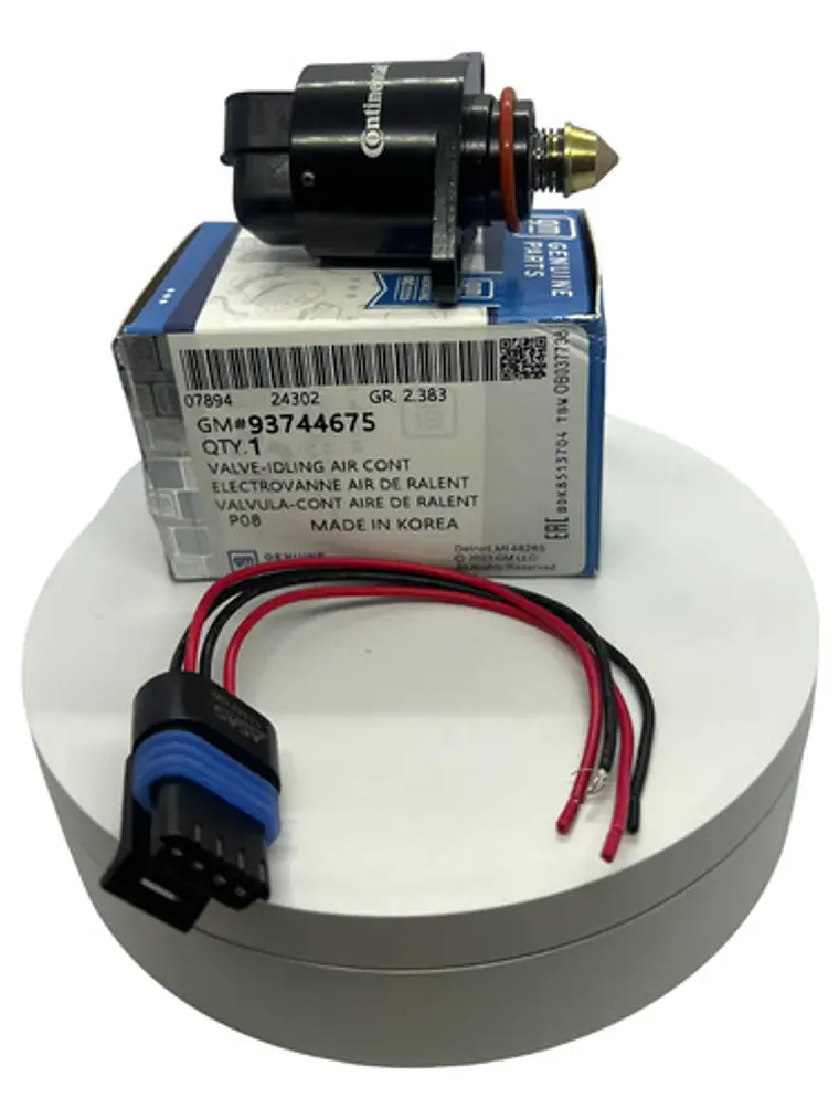 Valvula Iac Con Conector Aveo, Optra, Corsa, Spark, Matiz Or 1