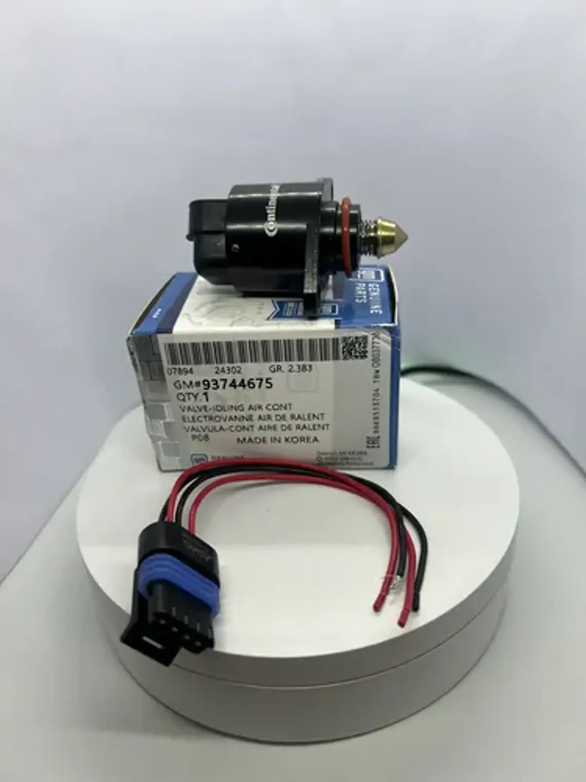 Valvula Iac Con Conector Aveo, Optra, Corsa, Spark, Matiz Or 2