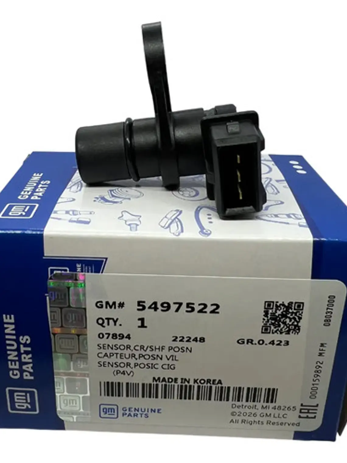 Sensor Posicion Eje Leva Chevrolet Spark , Matiz Original 1
