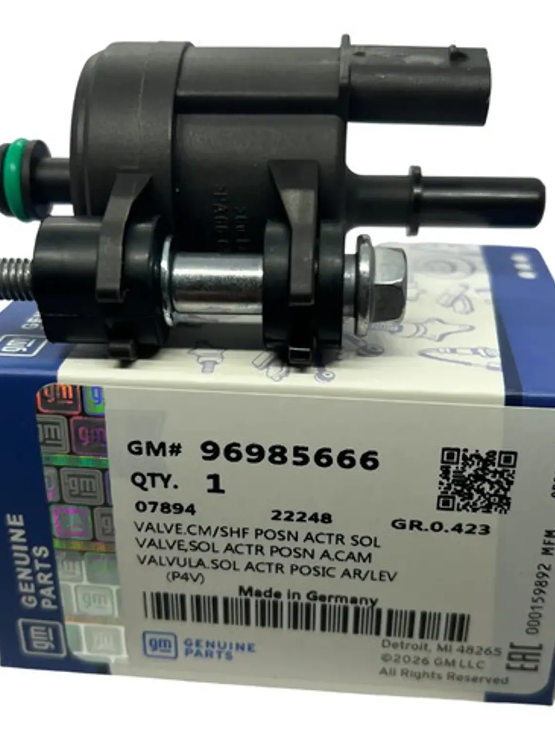 Válvula Canister Para Chevrolet Onix Prisma Cobalt Original 1