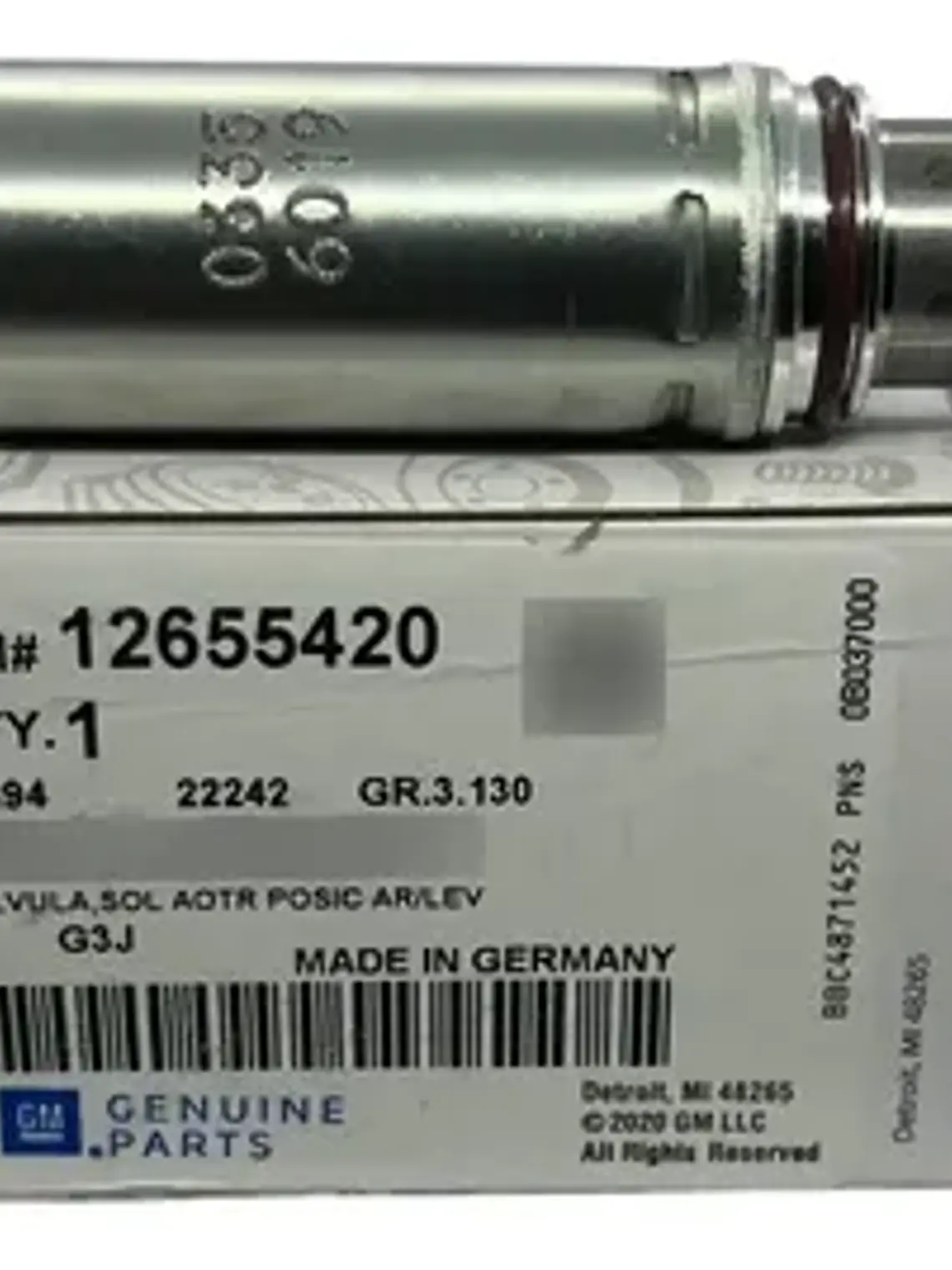 Valvula Vvt Selenoide Admision Chevrolet Orlando Captiva Gm 1
