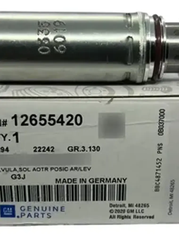 Valvula Vvt Selenoide Admision Chevrolet Orlando Captiva Gm 1
