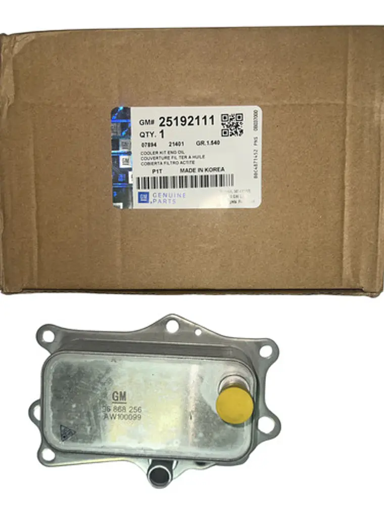Enfriador De Aceite Chevrolet Cruze Orlando 2.0 Original Gm 1