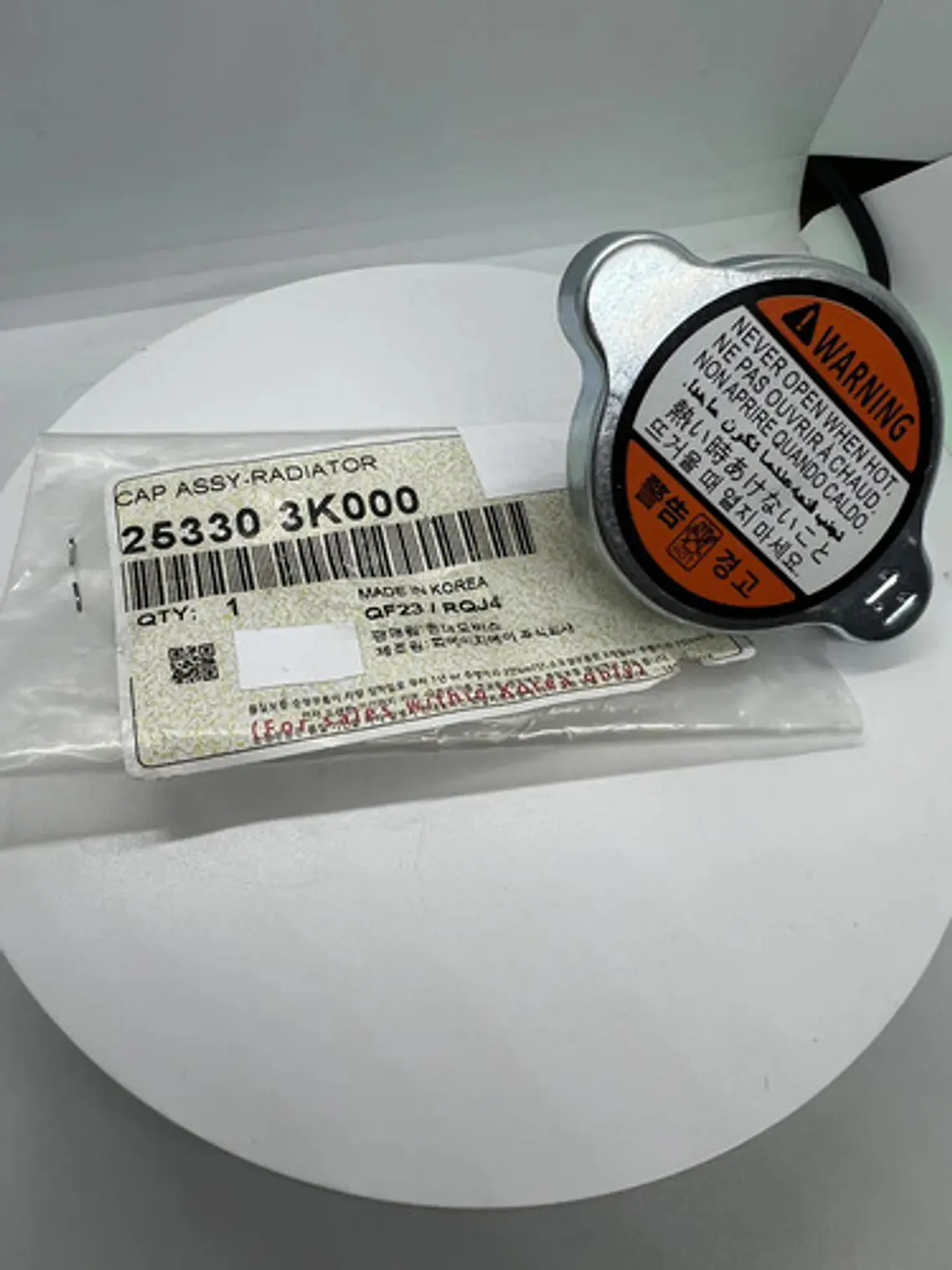 Tapa De Radiador Para Hyundai Y Kia, 1.1 Bar Koreana 2