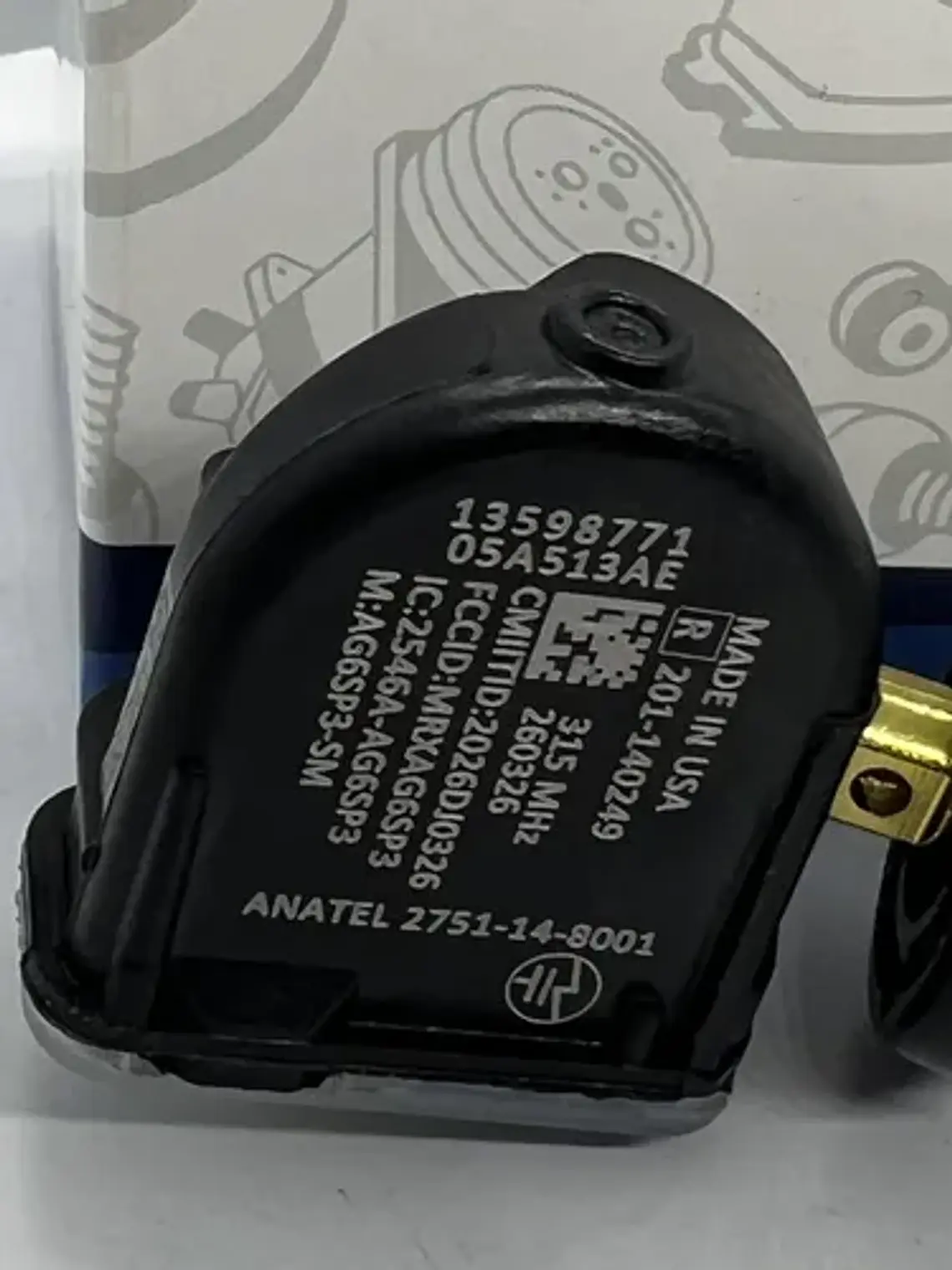 Sensor Tpms Neumatico Silverado, Tahoe, Colorado Original 3