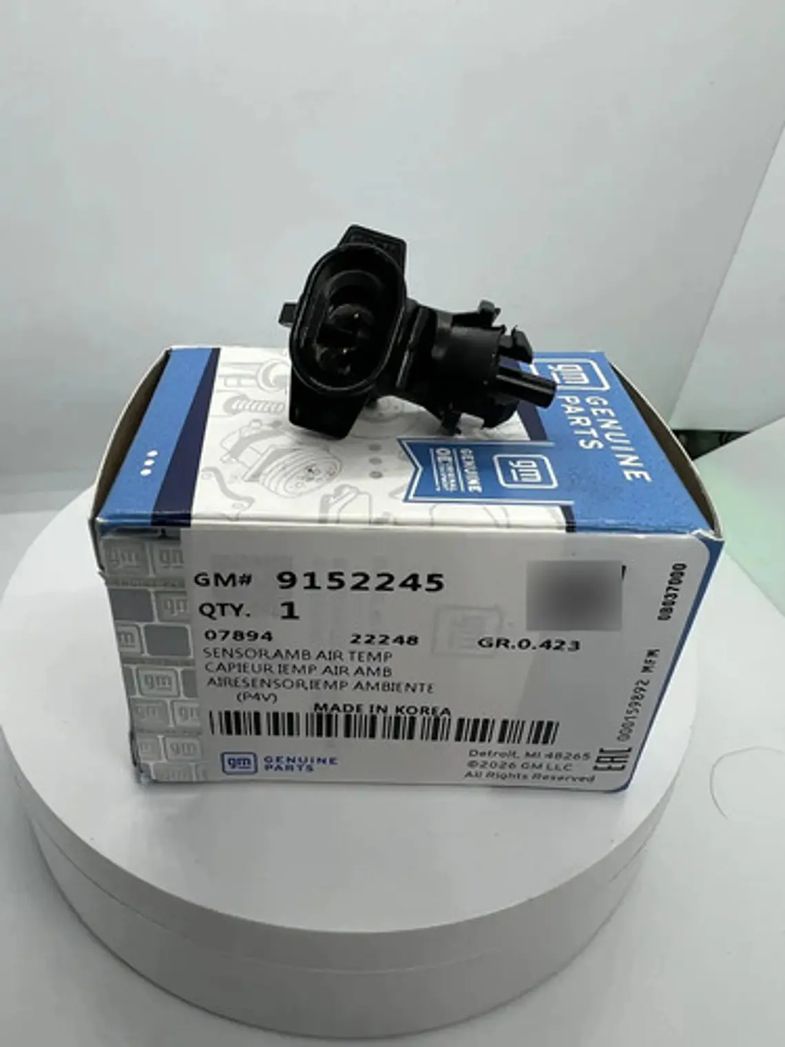 Sensor Temperatura Aire Exterior Gm 09152245 1
