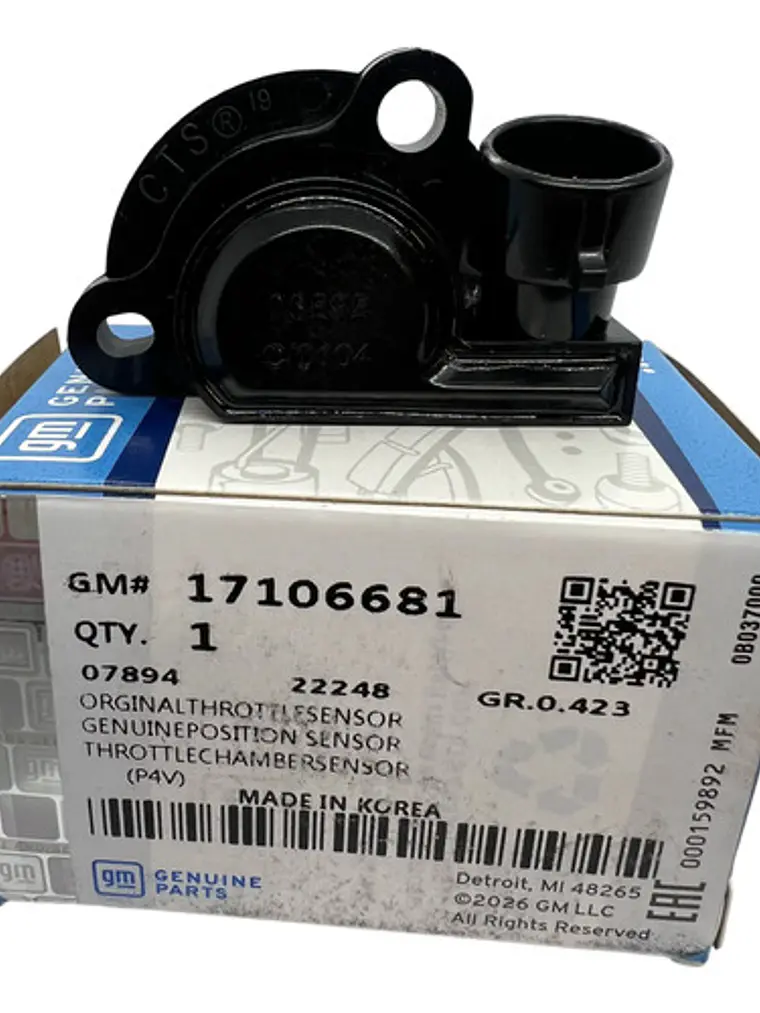 Sensor Tps Chevrolet Aveo/optra/spark/corsa Original Rm 1