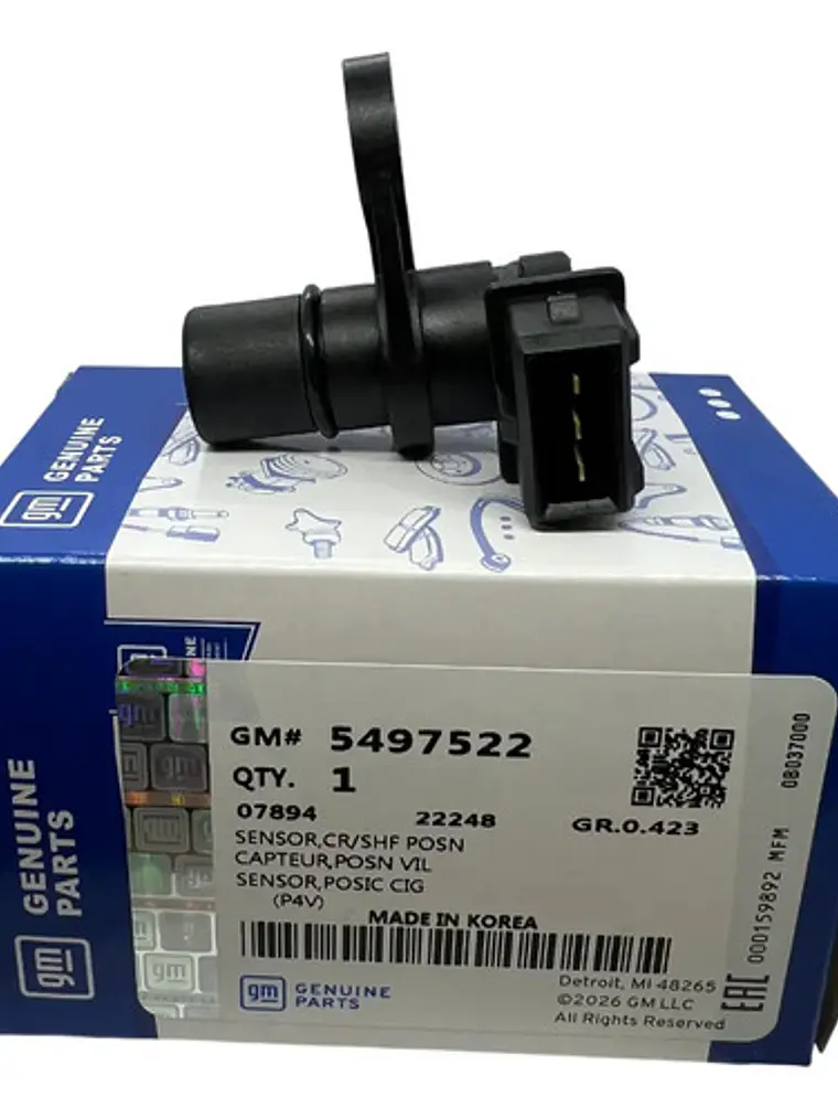 Sensor Posicion Eje Leva Chevrolet Spark 0.8 1.0 Original 1