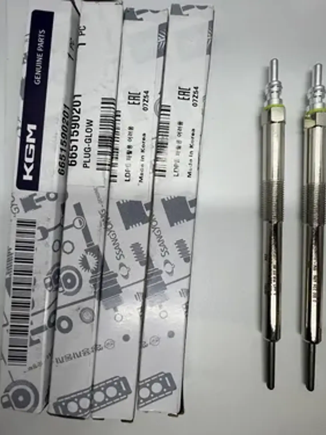 4 Bujias Incandescente Original Ssangyong New Actyon Korando 4